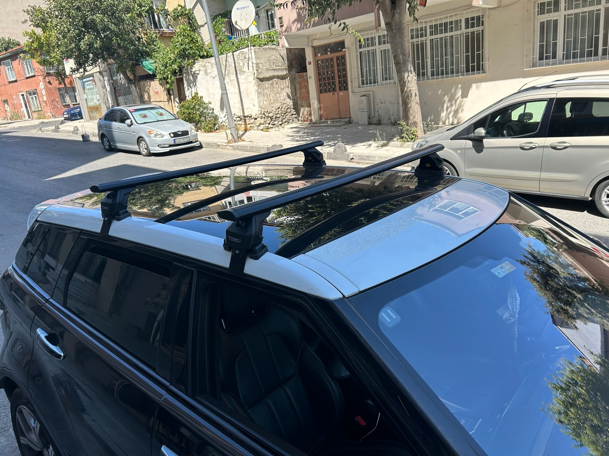 For Land Rover Evoque L538 Roof Rack Cross Bars Normal Roof Alu 2011-19 Black For Land Rover Evoque L538 Roof Rack Cross Bars Normal Roof Alu 2011-19 Black